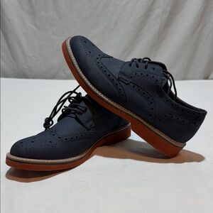 GEORGE Men's Wingtip Blue Suede Shoe Size 9